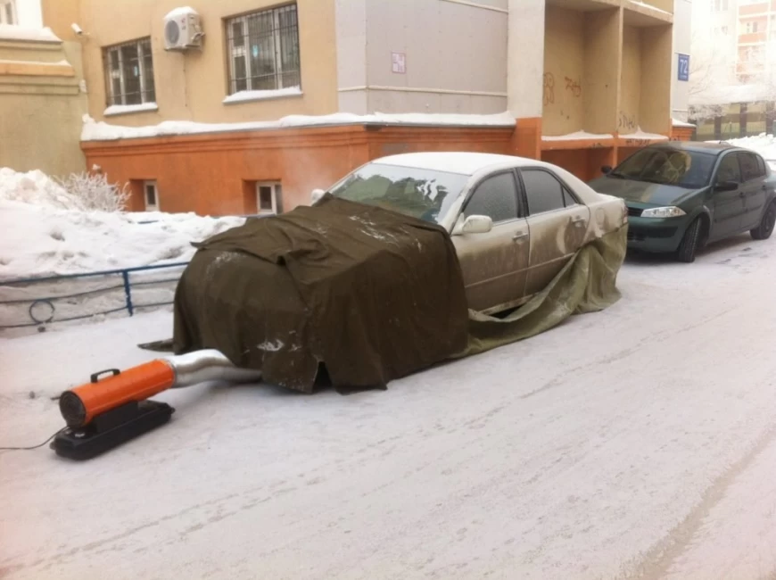 Дизельная тепловая пушка прямого нагрева